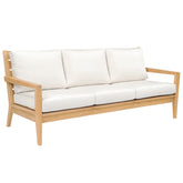 Algarve Teak 3 Seat Sofa